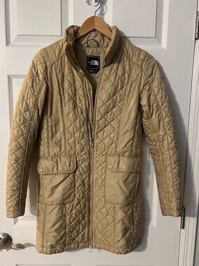 The North Face Quilted Tan Jacket
